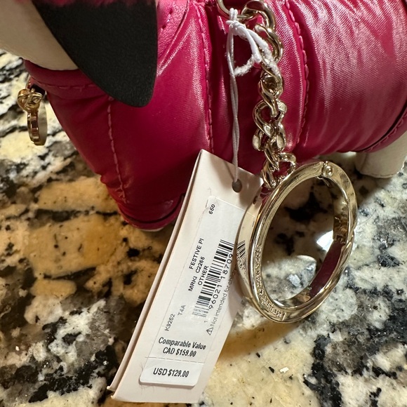 Kate Spade Pink Plush Dog Accessory - Picture 8 of 8